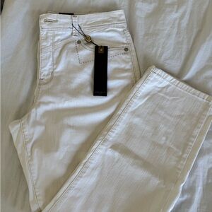 Nine West White Ankle & Cropped Jeans